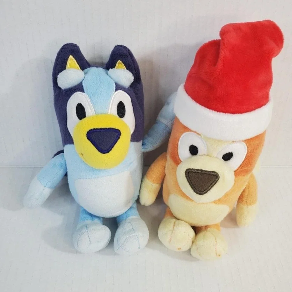 Bluey Plush‎ Dog Lot Of 4 - Bingo, Royal, Santa Mixed Lot Of Small 8